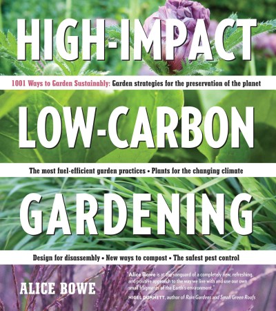 High-impact, low-carbon gardening : 1001 ways to garden sustainably / Alice Bowe.