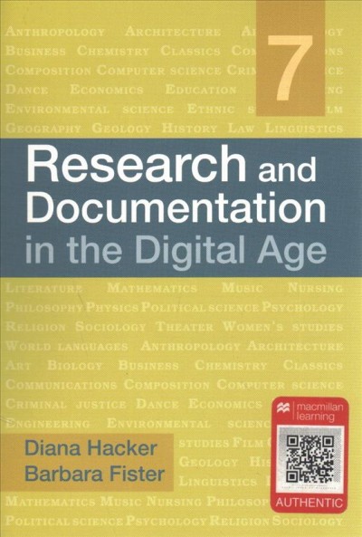 Research and documentation in the digital age / Diana Hacker, Barbara Fister.