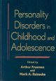 Personality disorders in childhood and adolescence  Cover Image