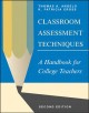 Classroom assessment techniques : a handbook for college teachers  Cover Image