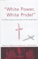 "White power, white pride!" : the white separatist movement in the United States  Cover Image