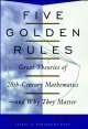 Go to record Five golden rules : great theories of 20th-century mathema...