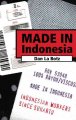 Go to record Made in Indonesia : Indonesian workers since Suharto