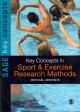 Key concepts in sport and exercise research methods  Cover Image