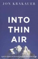 Go to record Into thin air : a personal account of the Everest disaster