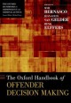 The Oxford handbook of offender decision making  Cover Image