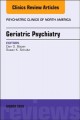 Geriatric psychiatry  Cover Image