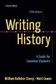 Writing history : a guide for Canadian students  Cover Image