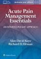 Acute pain management essentials : a interdisciplinary approach  Cover Image